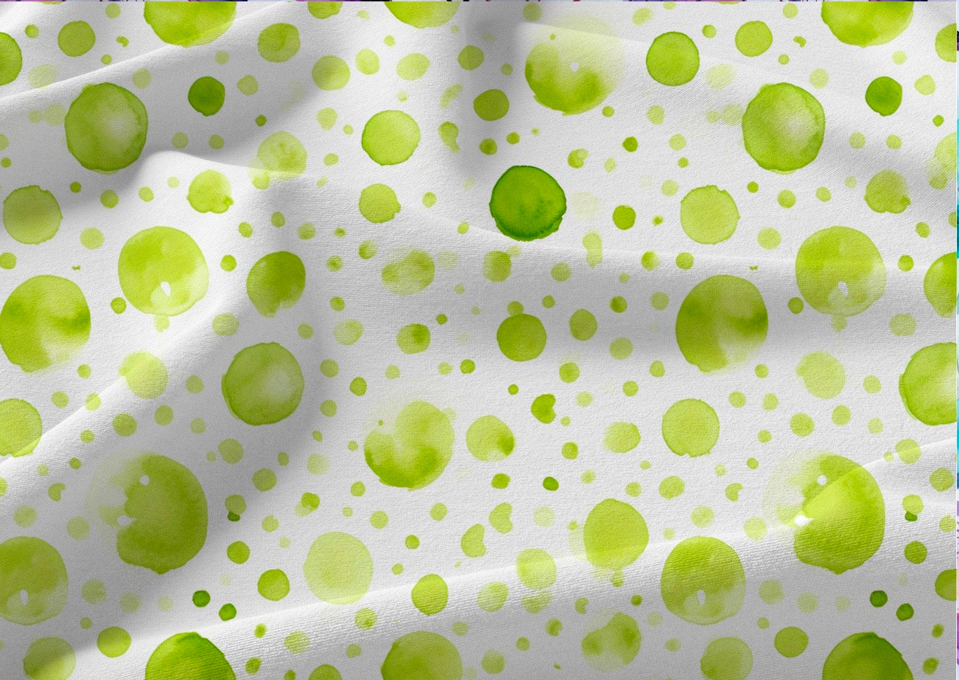Aquarell grün Punkte Dauervorbestellung